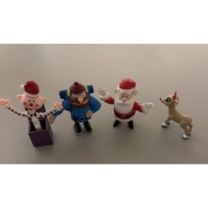 Rudolph the Red Nosed Reindeer Island Of Misfit Toys Lot of 4 Figures
